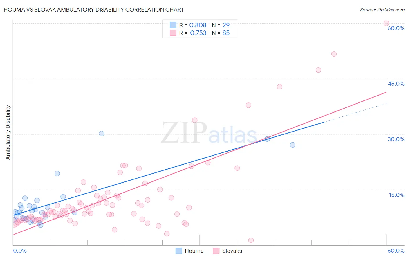 Houma vs Slovak Ambulatory Disability