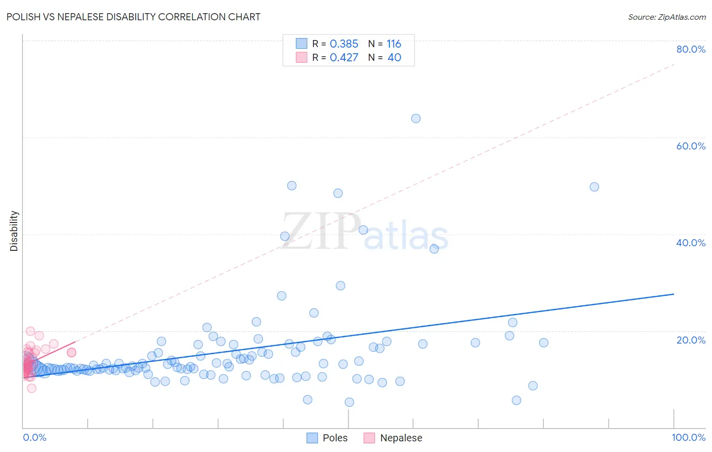 Polish vs Nepalese Disability