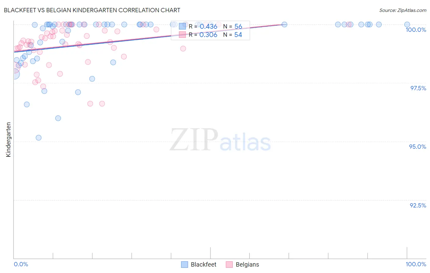 Blackfeet vs Belgian Kindergarten