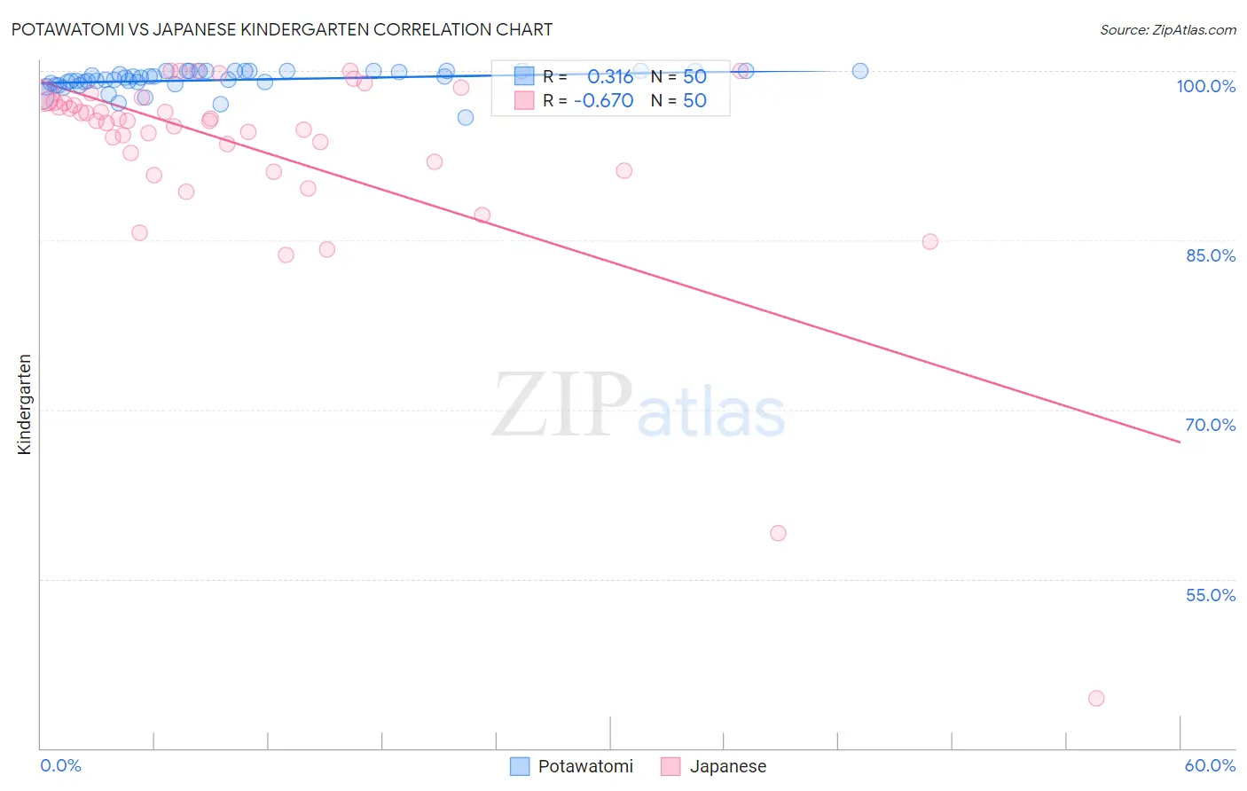Potawatomi vs Japanese Kindergarten