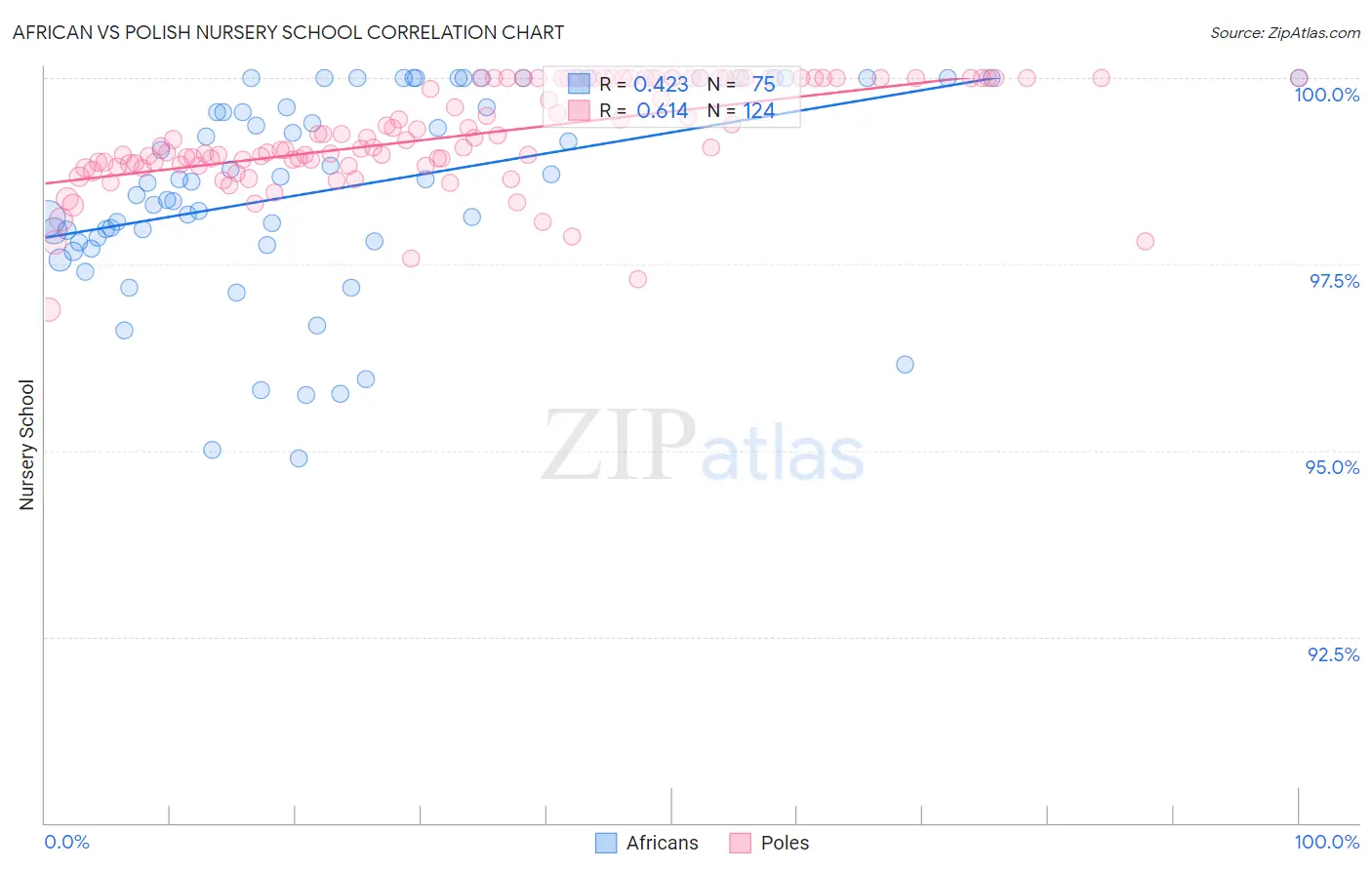 African vs Polish Nursery School