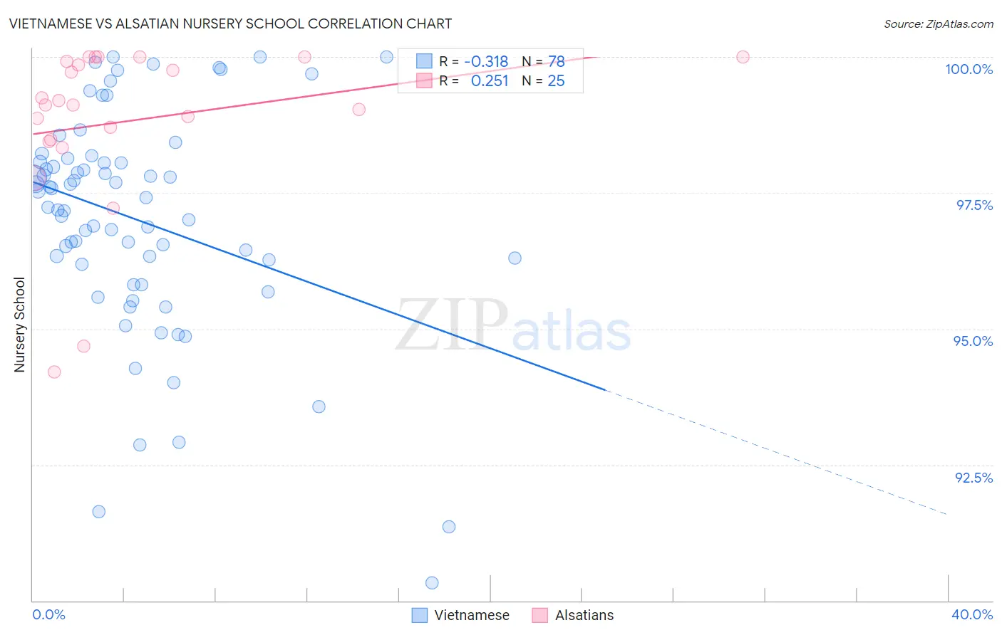 Vietnamese vs Alsatian Nursery School