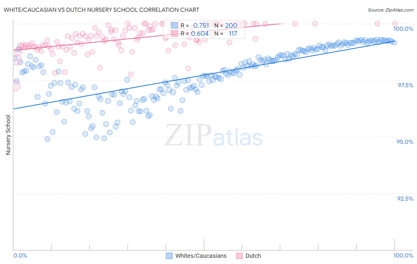 White/Caucasian vs Dutch Nursery School