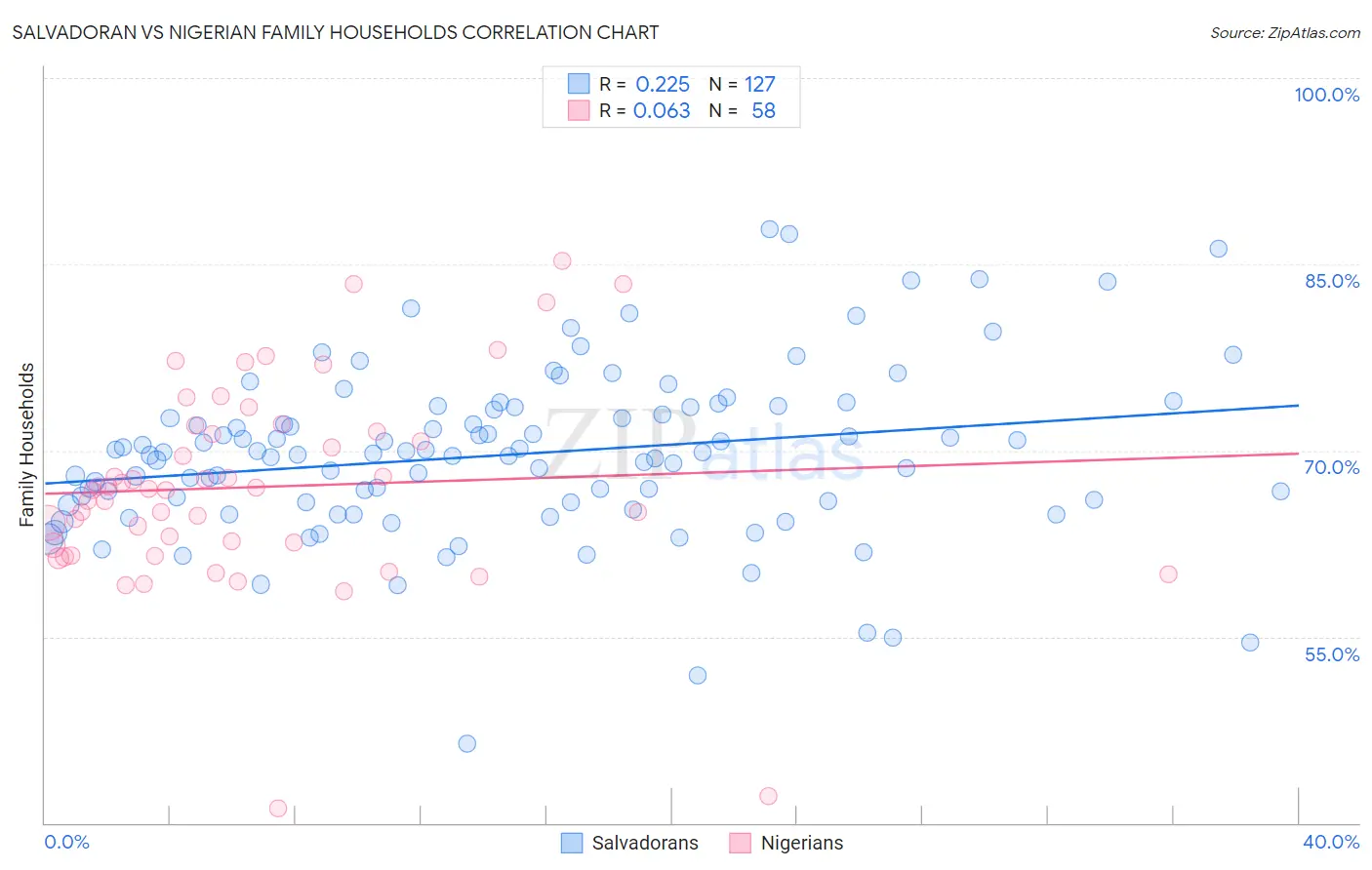 Salvadoran vs Nigerian Family Households