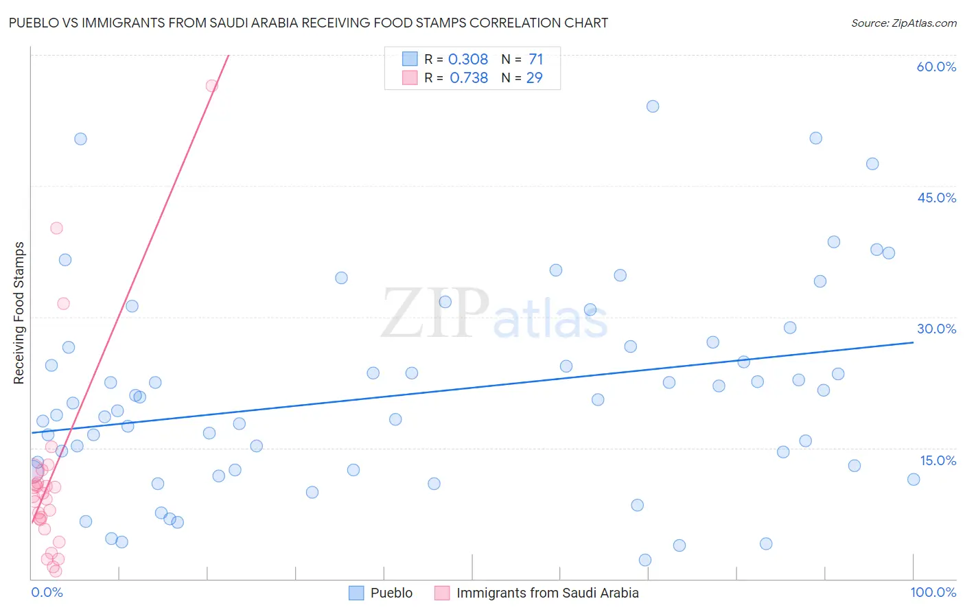 Pueblo vs Immigrants from Saudi Arabia Receiving Food Stamps