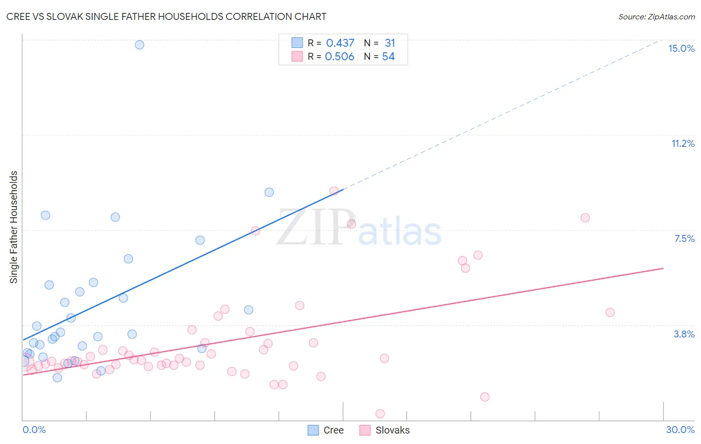 Cree vs Slovak Single Father Households