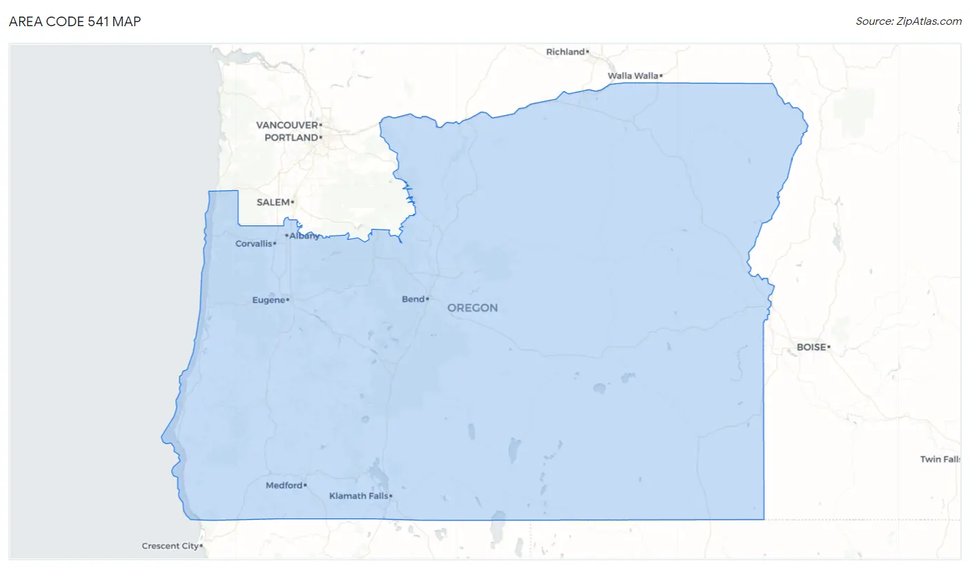 npi number oregon 541 area code