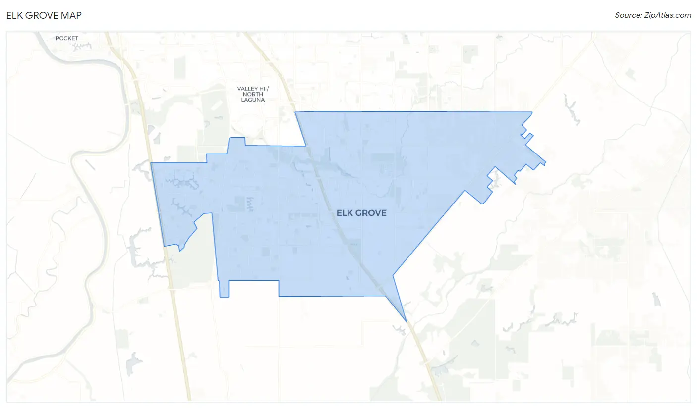 Elk Grove, CA 2023 Zip Atlas
