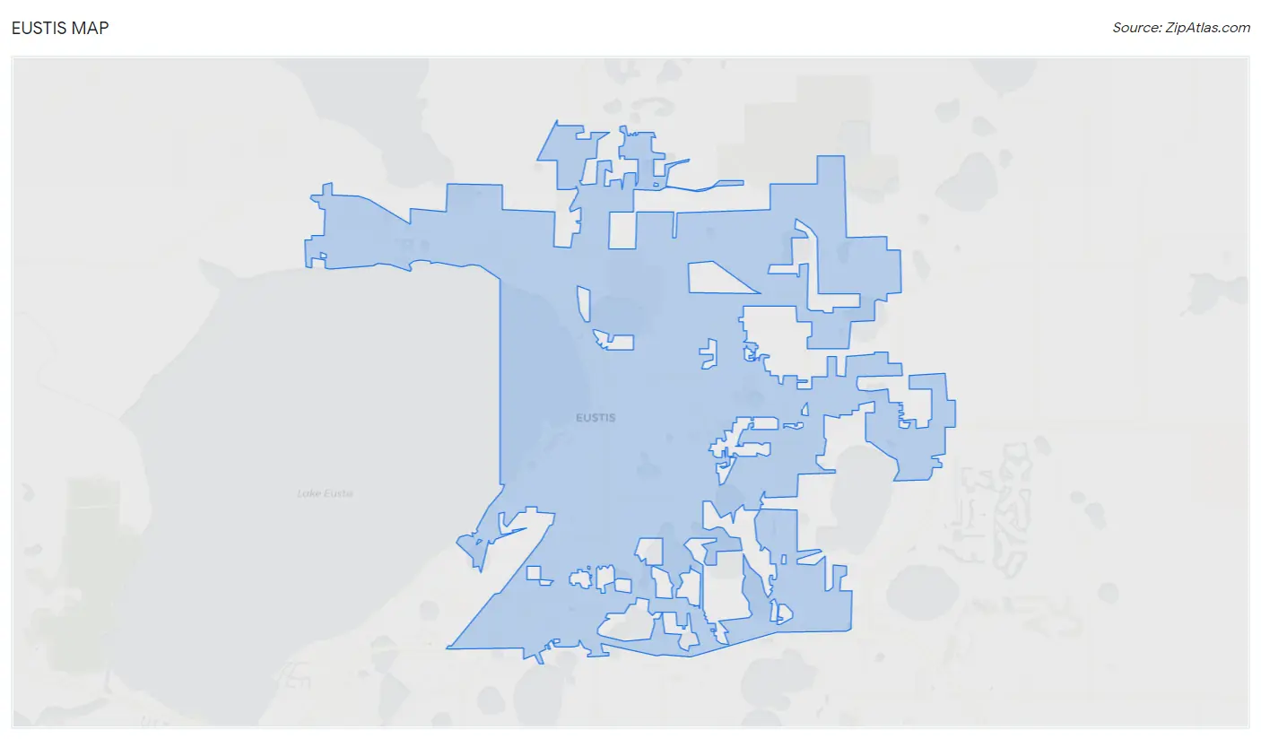Eustis, FL Zip Codes Map & Profile 2023 Zip Atlas