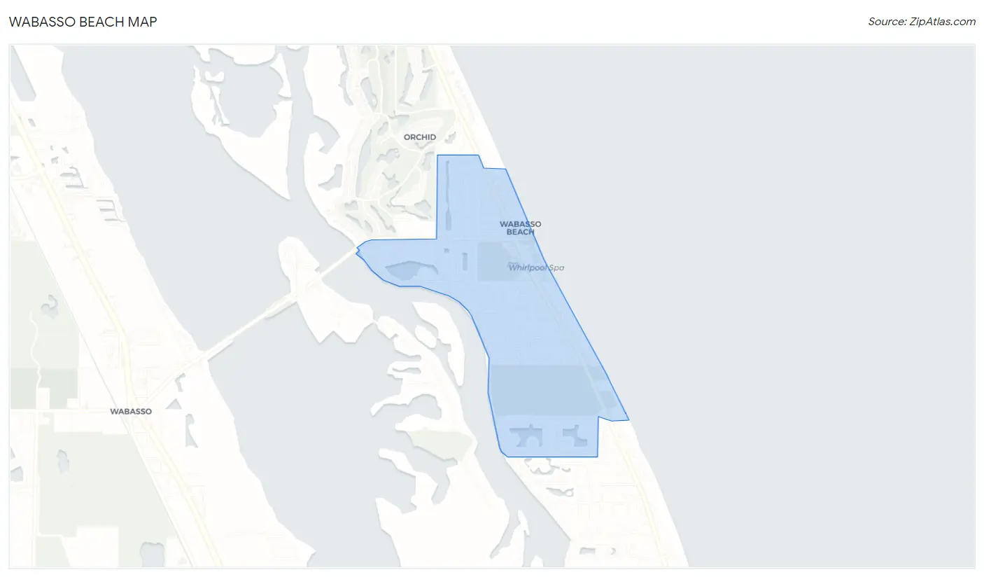 Wabasso Beach, FL Zip Codes Map & Profile 2023 Zip Atlas