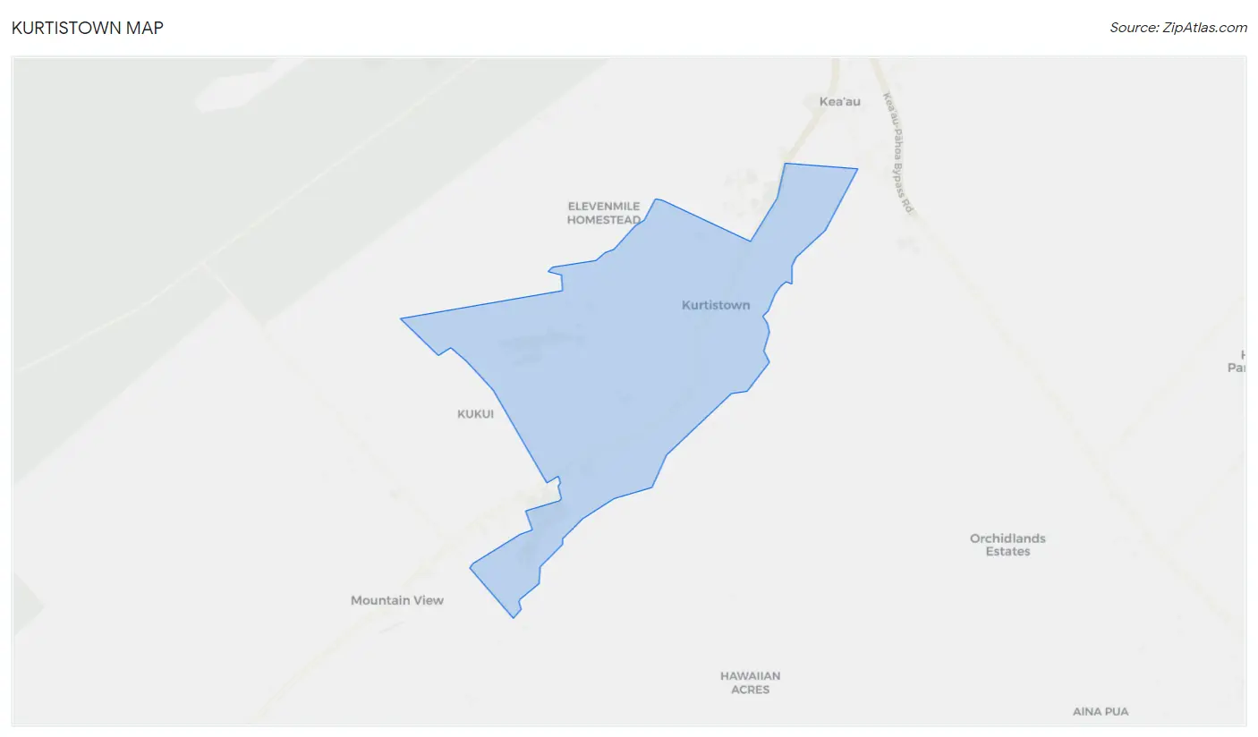 Kurtistown Map