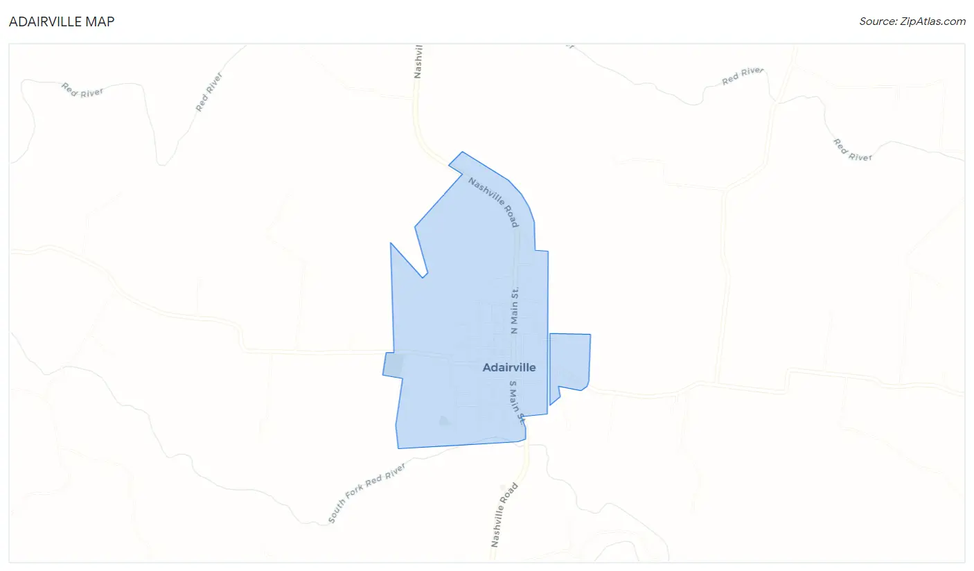 Adairville Map