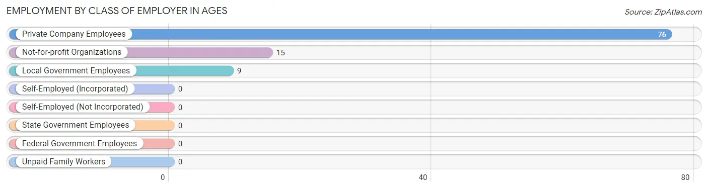 Employment by Class of Employer in Ages