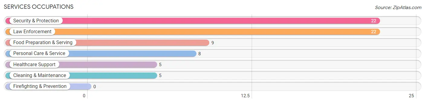 Services Occupations in Artemus