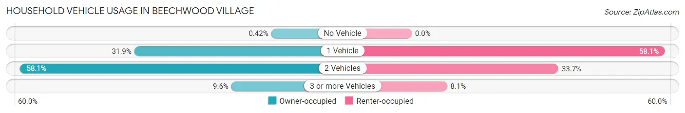 Household Vehicle Usage in Beechwood Village