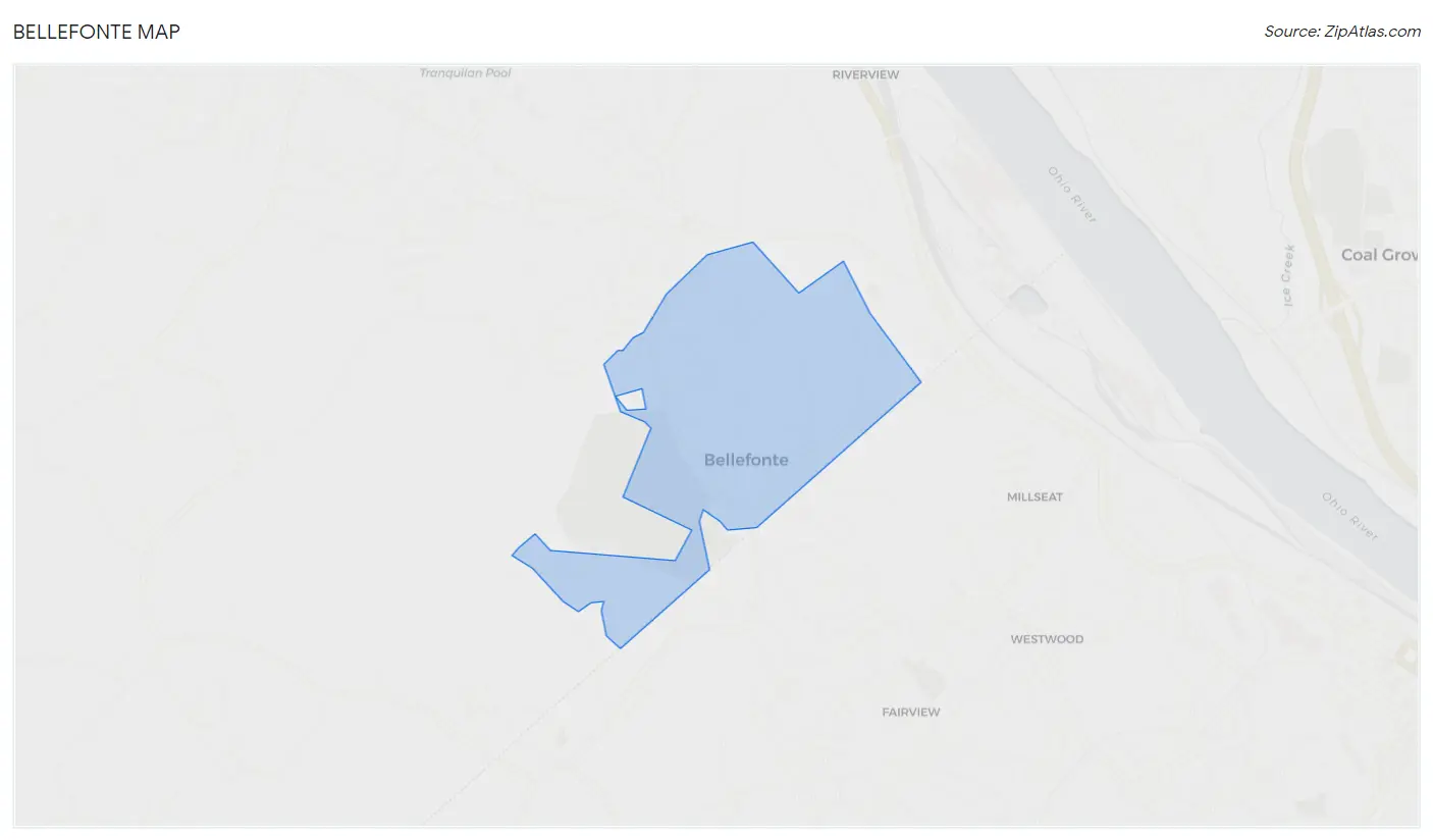 Bellefonte Map