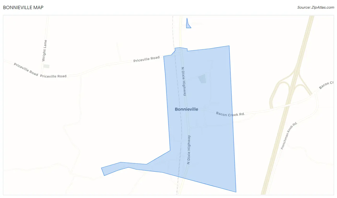 Bonnieville Map