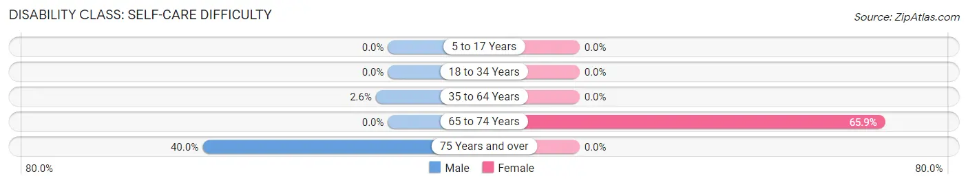 Disability in Bremen: <span>Self-Care Difficulty</span>