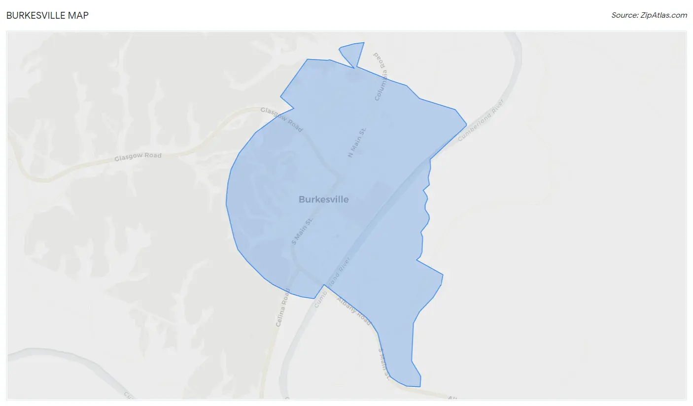 Burkesville Map