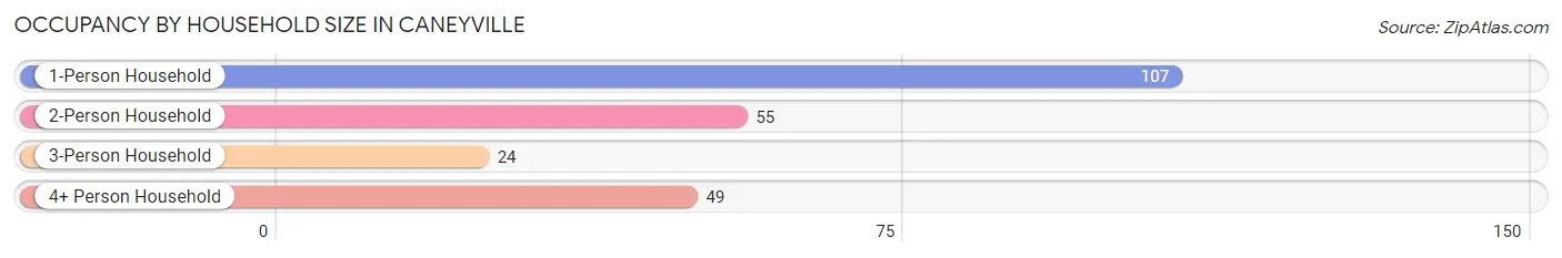 Occupancy by Household Size in Caneyville