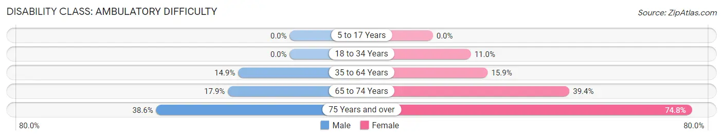 Disability in Carlisle: <span>Ambulatory Difficulty</span>