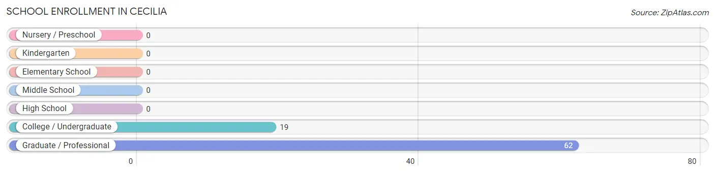 School Enrollment in Cecilia