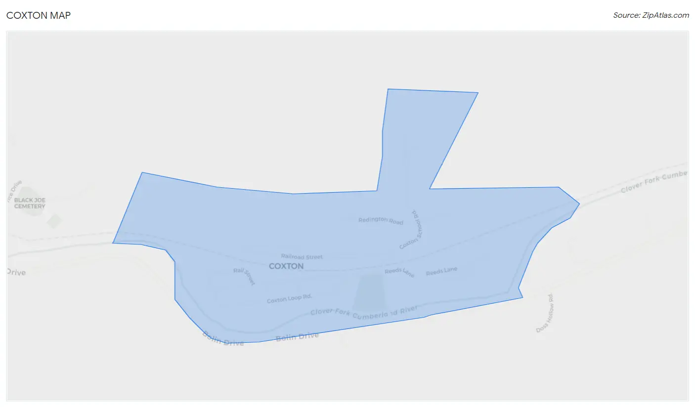 Coxton Map