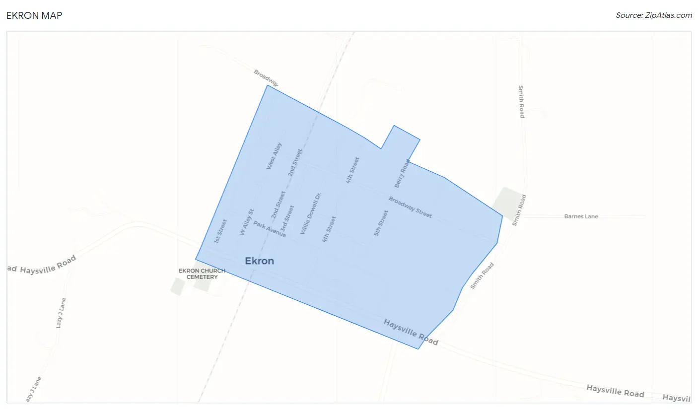 Ekron Map