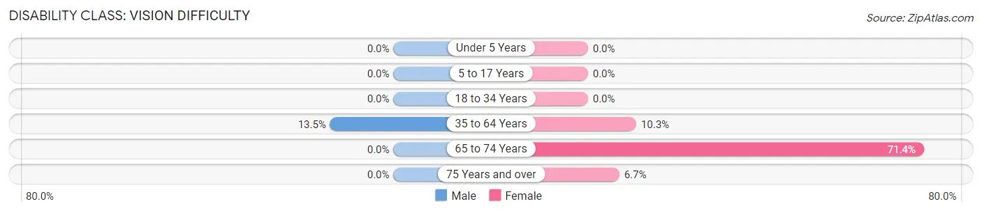 Disability in Ewing: <span>Vision Difficulty</span>
