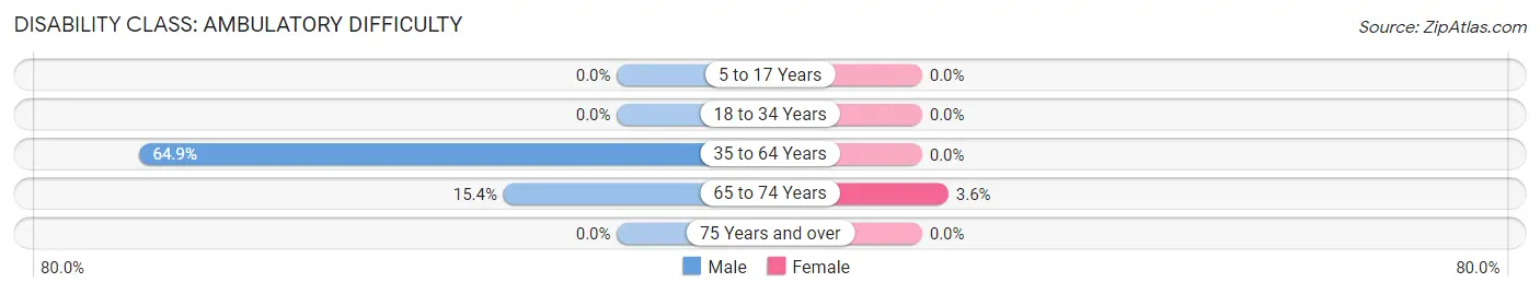 Disability in Fairfield: <span>Ambulatory Difficulty</span>
