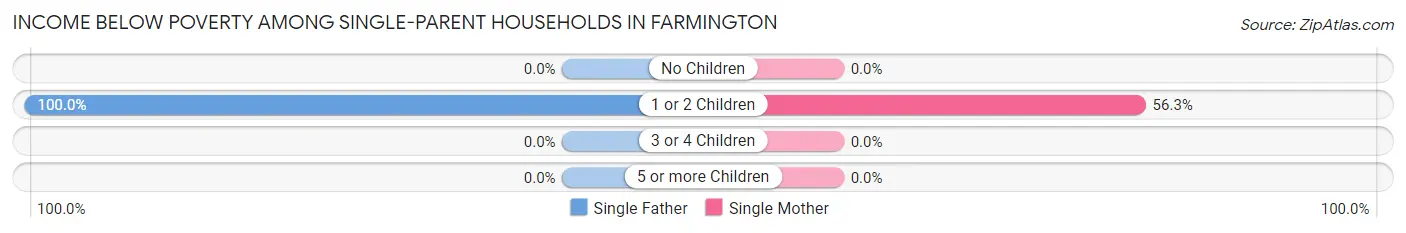 Income Below Poverty Among Single-Parent Households in Farmington