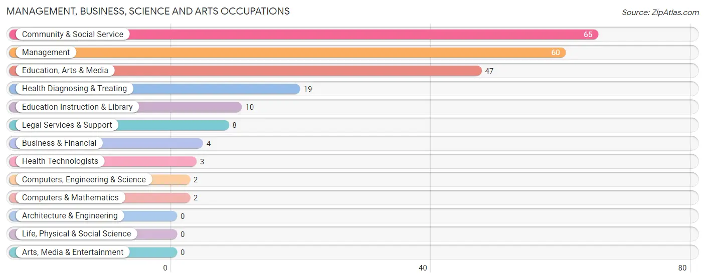 Management, Business, Science and Arts Occupations in Fleming Neon