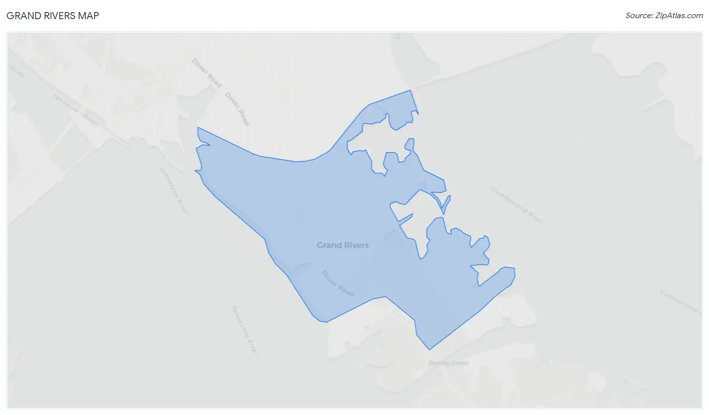 Grand Rivers Map