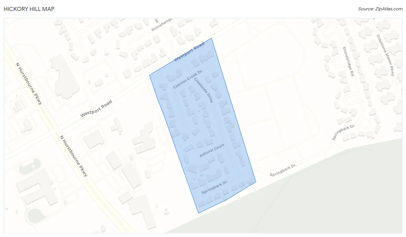 Hickory Hill Map