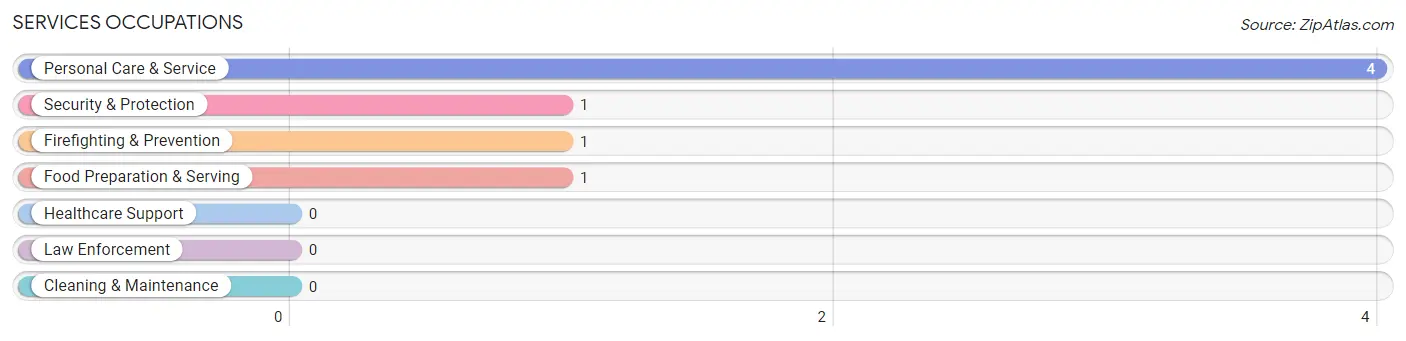 Services Occupations in Hustonville