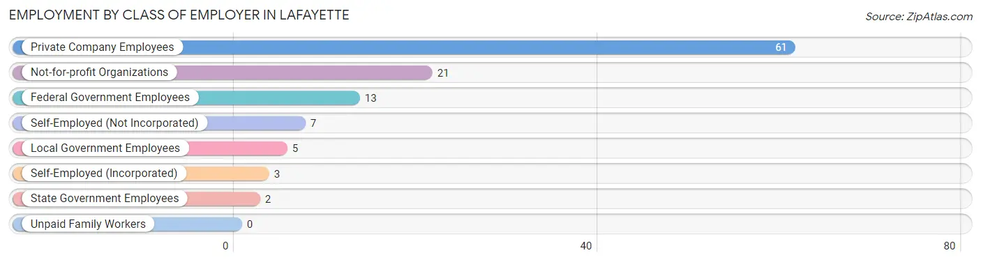 Employment by Class of Employer in LaFayette