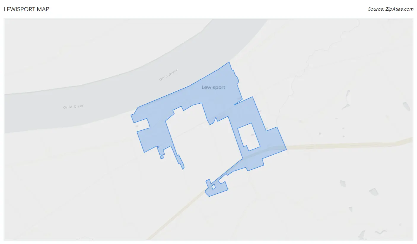 Lewisport Map