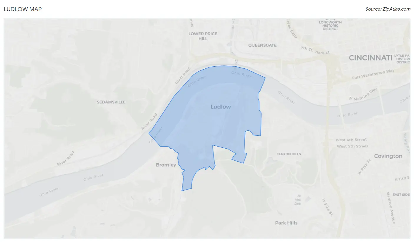 Ludlow Map