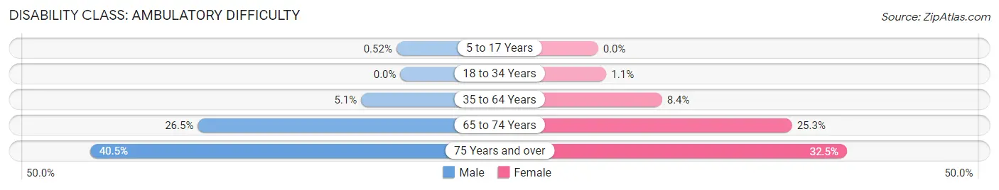 Disability in Lyndon: <span>Ambulatory Difficulty</span>