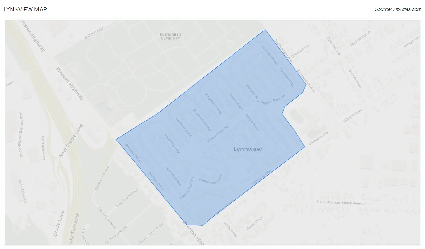 Lynnview Map