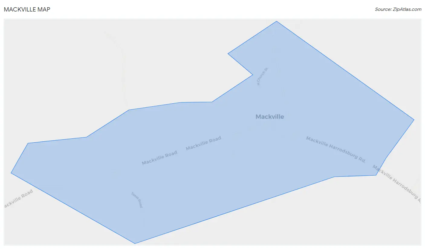 Mackville Map