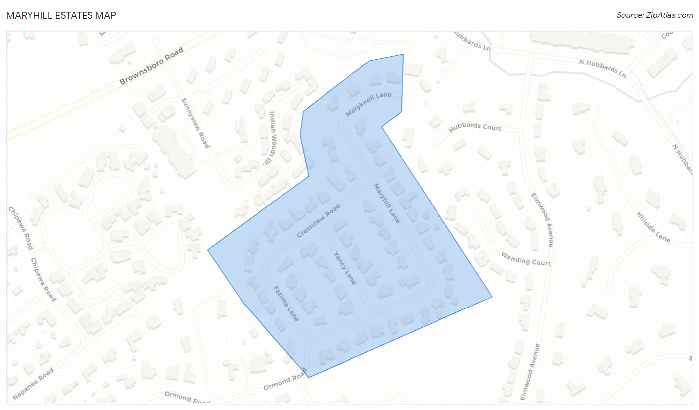 Maryhill Estates Map