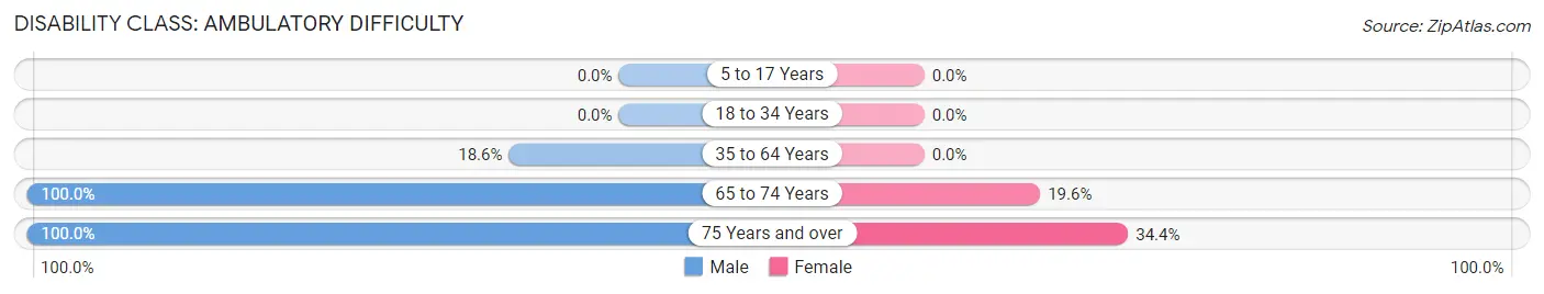 Disability in McDowell: <span>Ambulatory Difficulty</span>