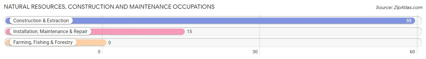 Natural Resources, Construction and Maintenance Occupations in Milton