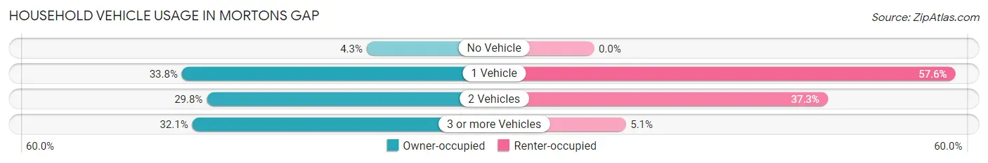 Household Vehicle Usage in Mortons Gap
