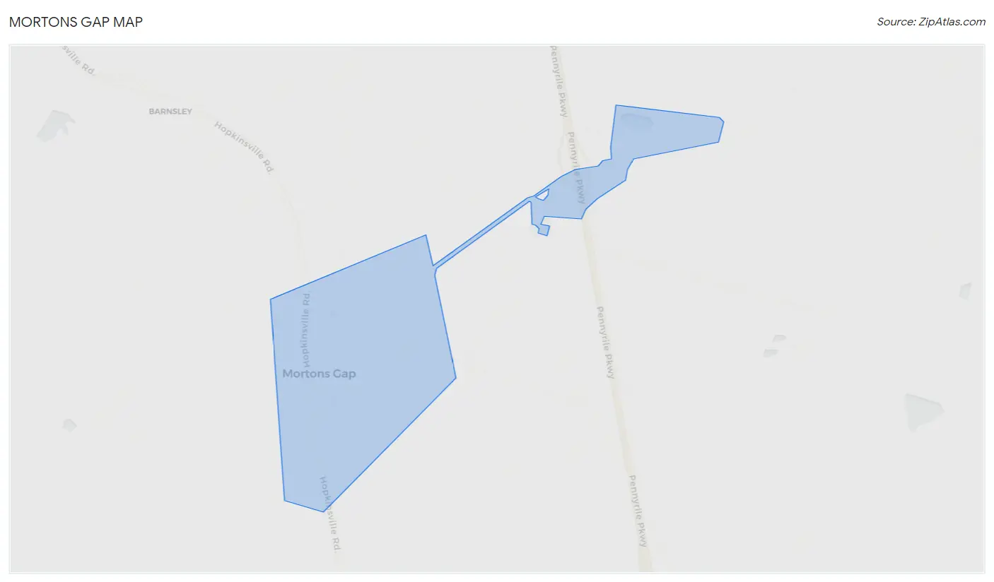 Mortons Gap Map
