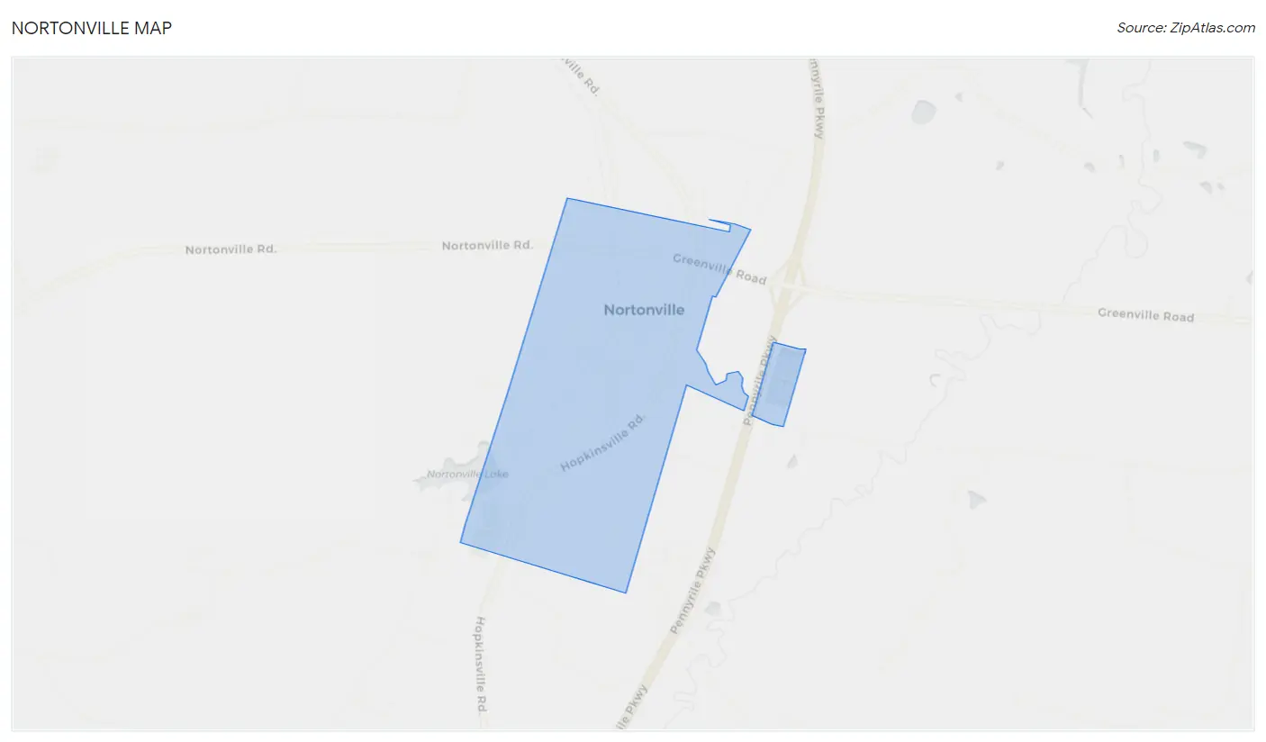 Nortonville Map