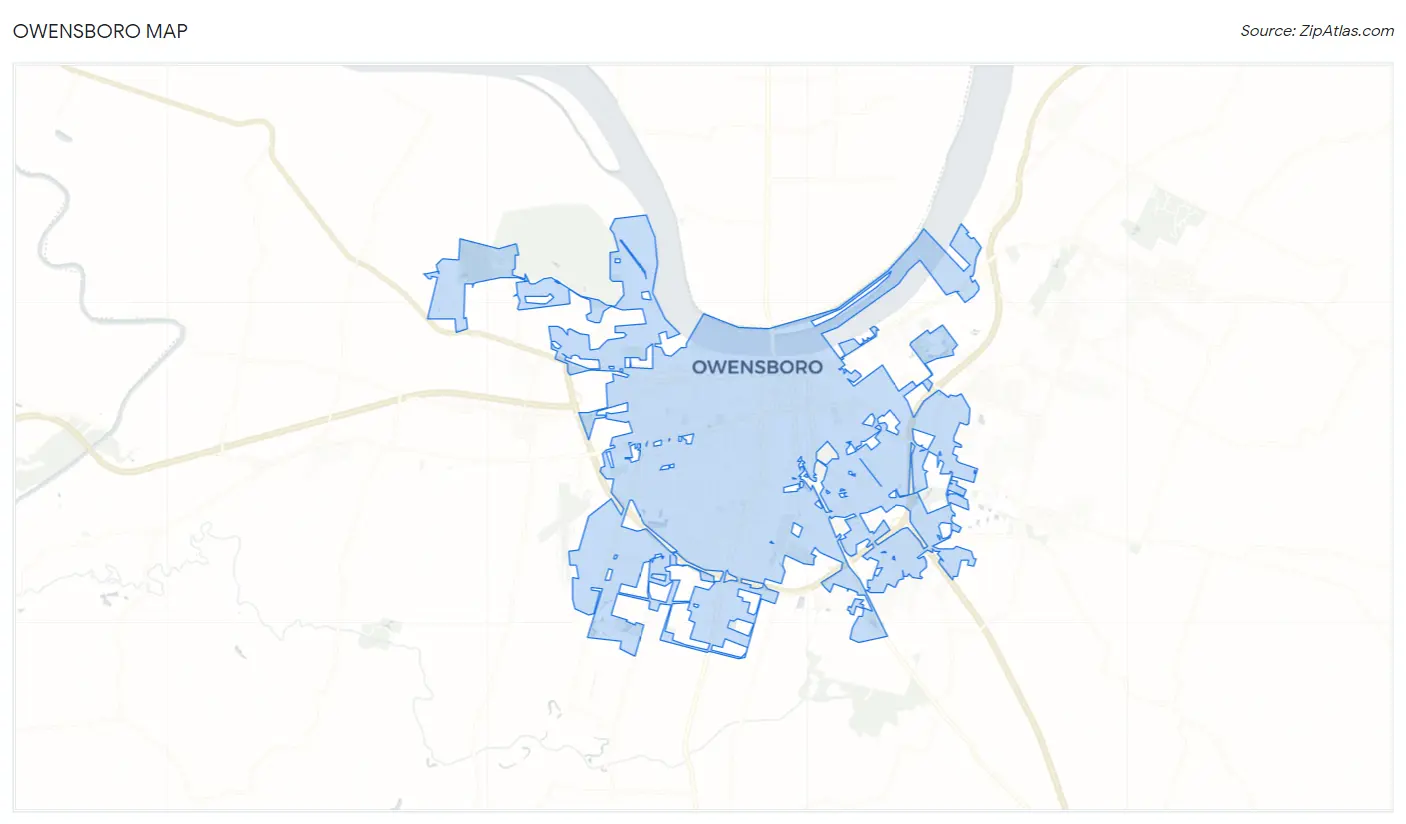 Owensboro Map