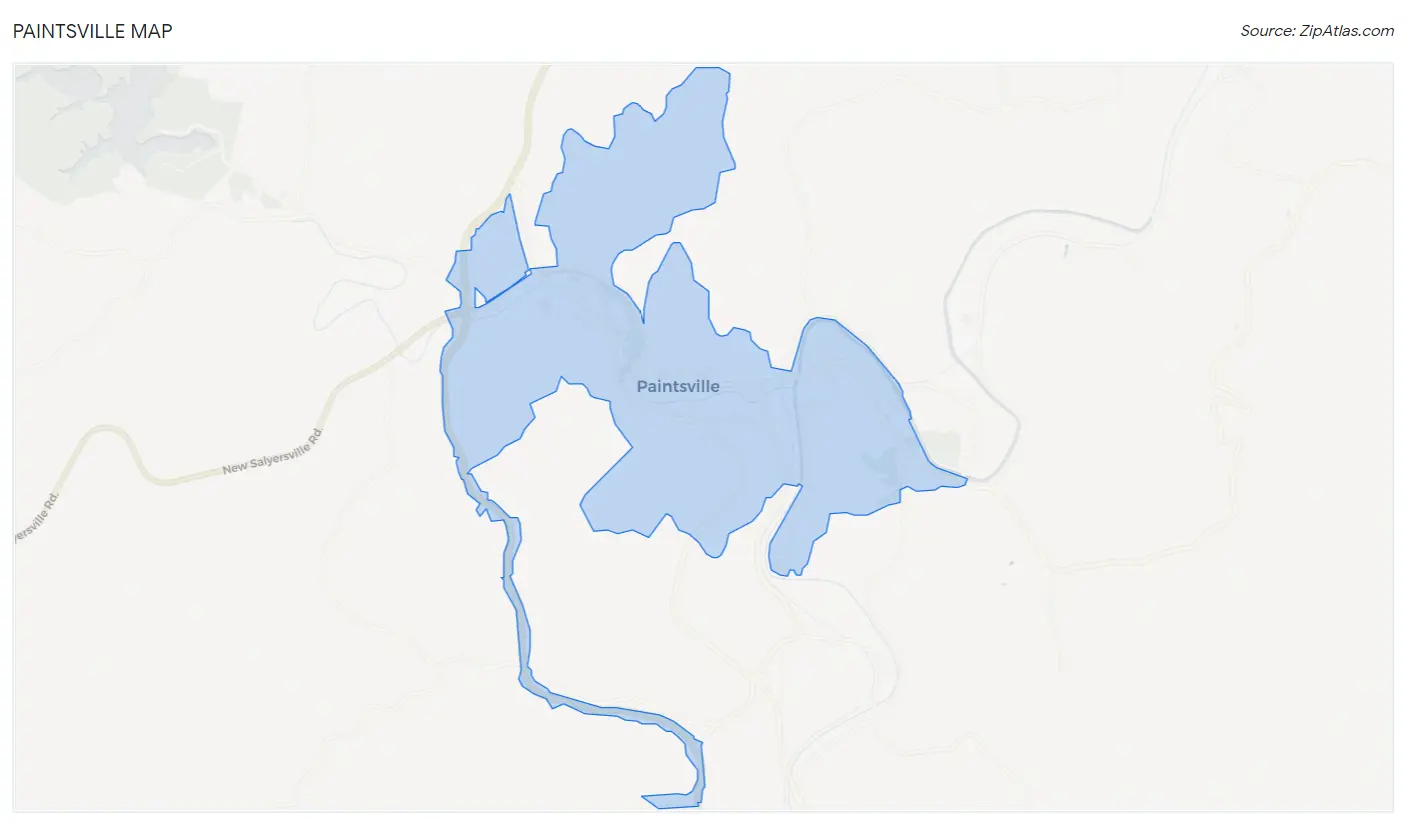 Paintsville Map