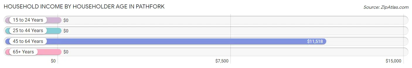 Household Income by Householder Age in Pathfork
